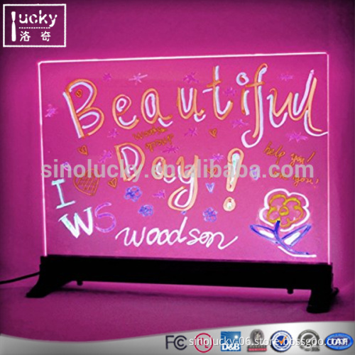 30x23cm LED Desktop Advertising Writing Board Promotion Sign Signage
